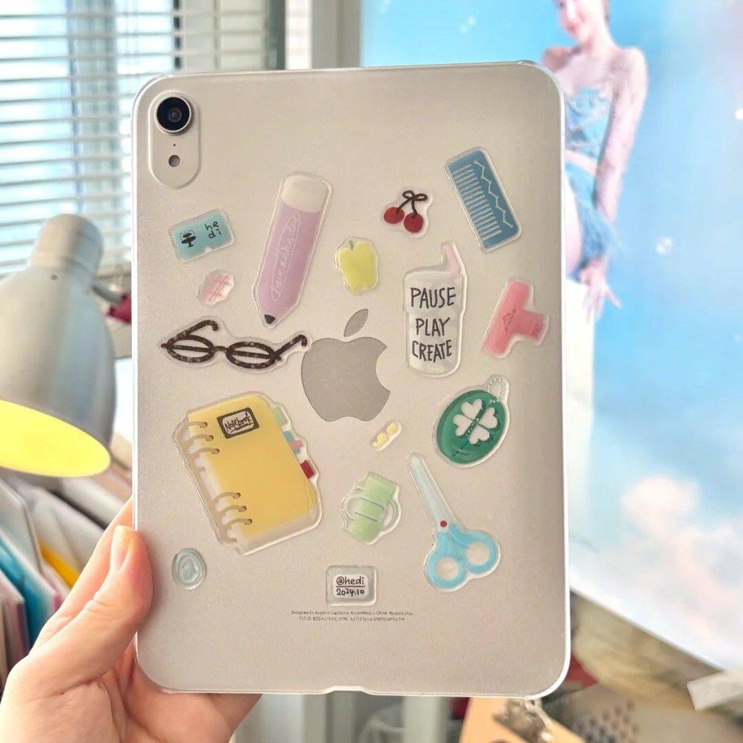 可爱笔记本果冻贴ipad手机电脑