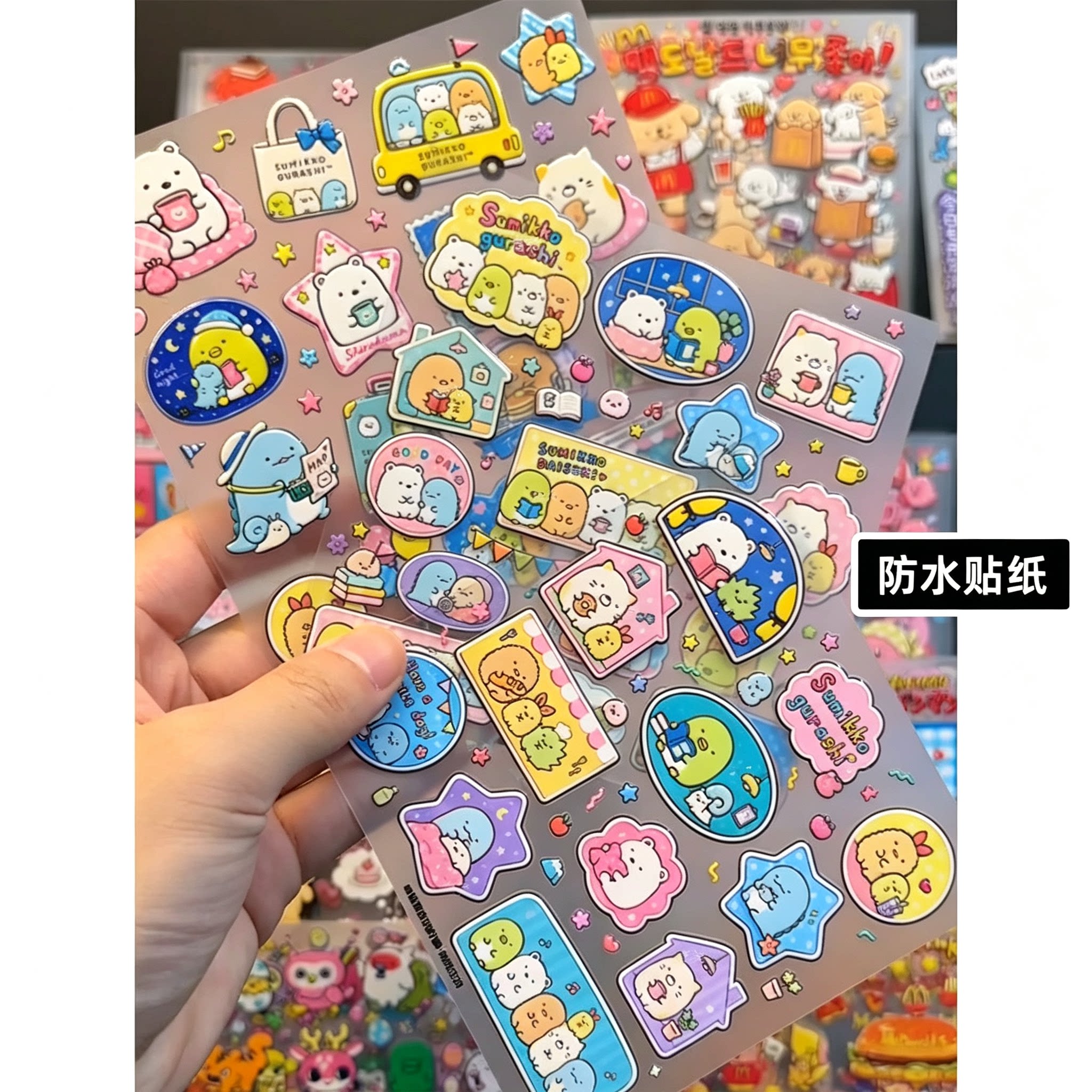 可爱手机壳行李箱装饰贴纸