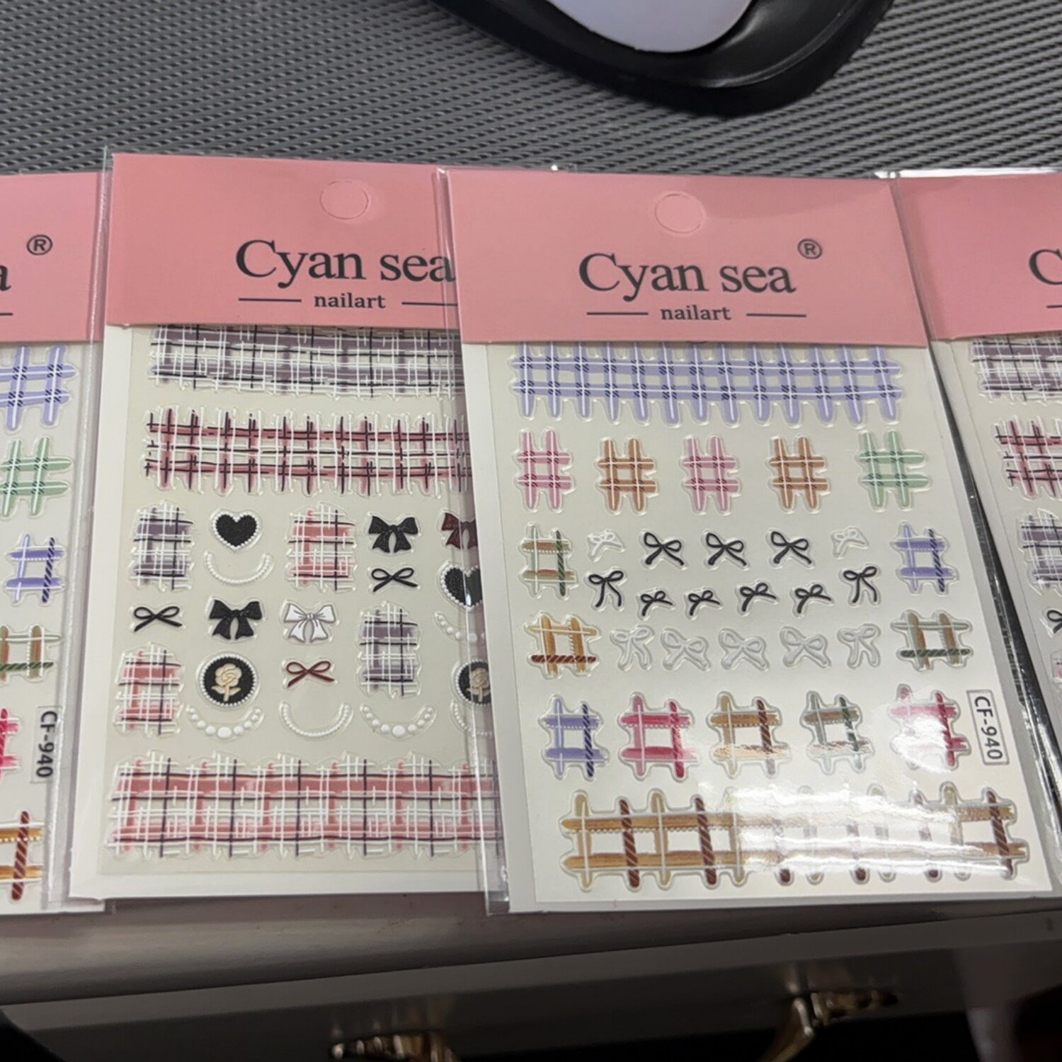 秋冬氛围感新工艺毛呢美甲贴纸