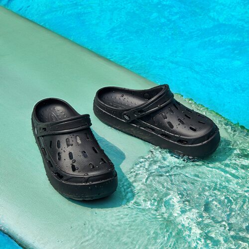 Skechers斯凯奇男鞋洞洞鞋夏季新款凉鞋软底休闲鞋运动沙滩鞋拖鞋