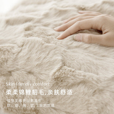 MILA米拉轻乳奶酪系列米咖色抱枕简约ins风客厅沙发靠枕腰枕套