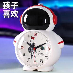 宇航员儿童男孩小闹钟学生专用起床神器2024新款 智能会说话卡通表