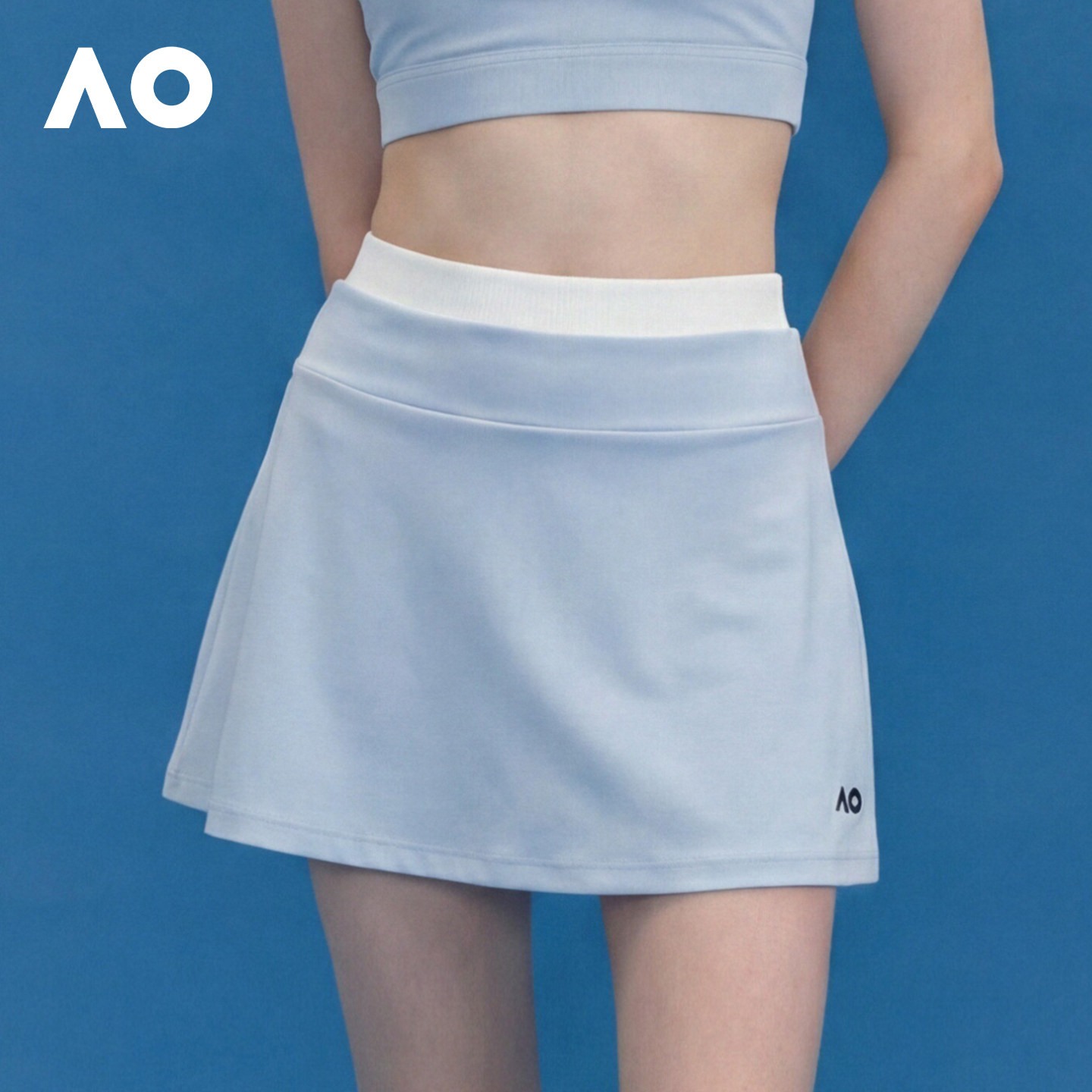 AO澳网运动裙裸感件两件网球运动半裙夏季防走光女吸湿速干网球裙
