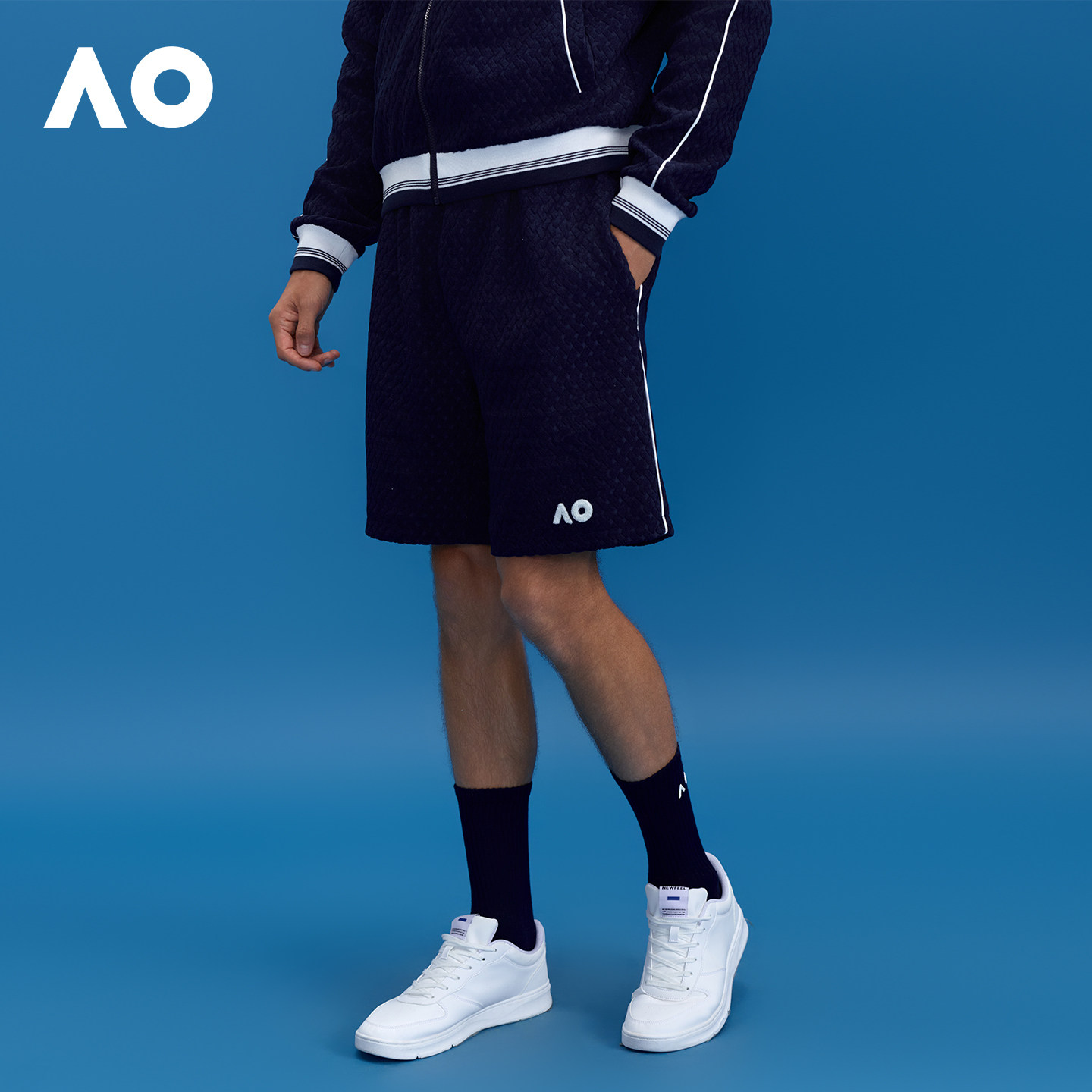 AO澳网毛巾料运动短裤跑步网球健身男松紧腰网球训练五分裤网球服,运动服/休闲服装,运动中长裤／短裤,淘宝优惠券,粉丝福利购,淘宝优惠卷