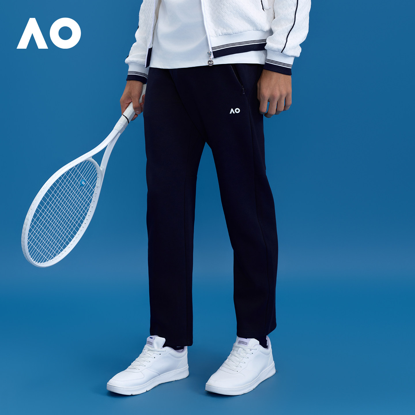AO澳网运动长裤25年秋季新款男士网球运动简约空气层长裤网球服,运动服/休闲服装,运动长裤,淘宝优惠券,粉丝福利购,淘宝优惠卷