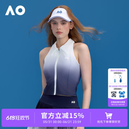 AO澳网运动POLO衫渐变印花上衣