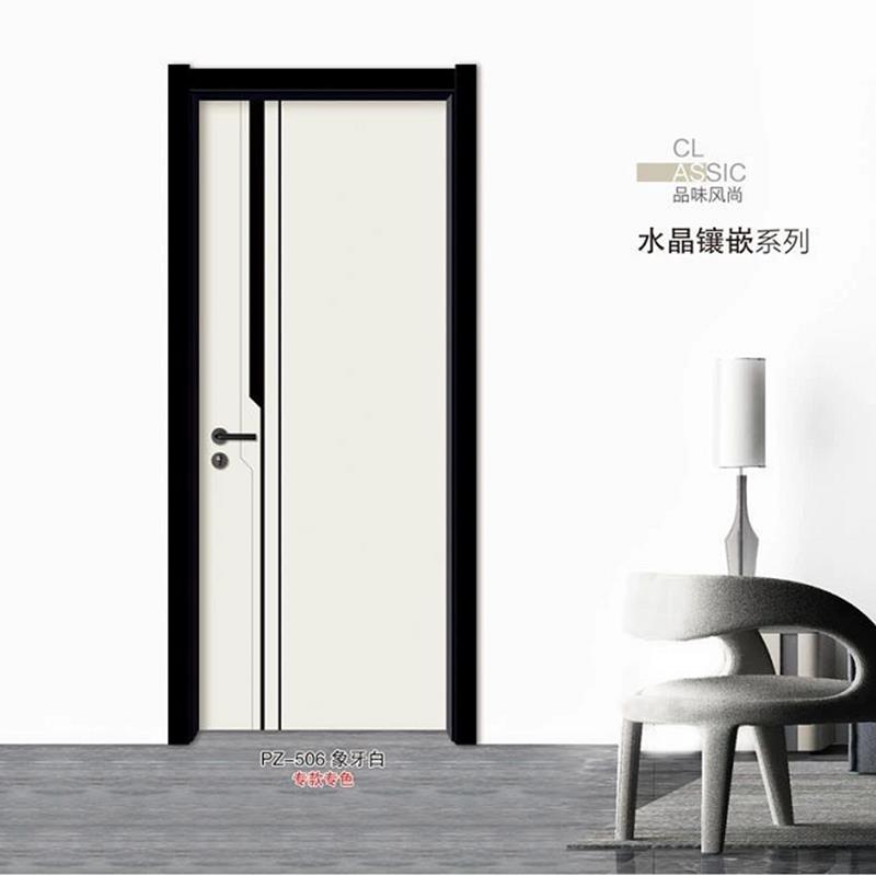 覆合实木门平开门家用室内门房间卧室门套装门烤漆生态门静音钢木