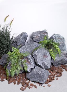 仿真假石头拍摄道具仿生泡沫pu雕塑石材园林假山墙面造景背景墙