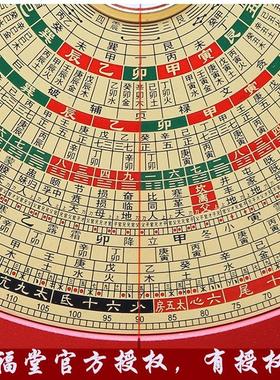 万福堂正品纯铜罗盘高精度专业三元三合综合罗经指南针八卦小摆件