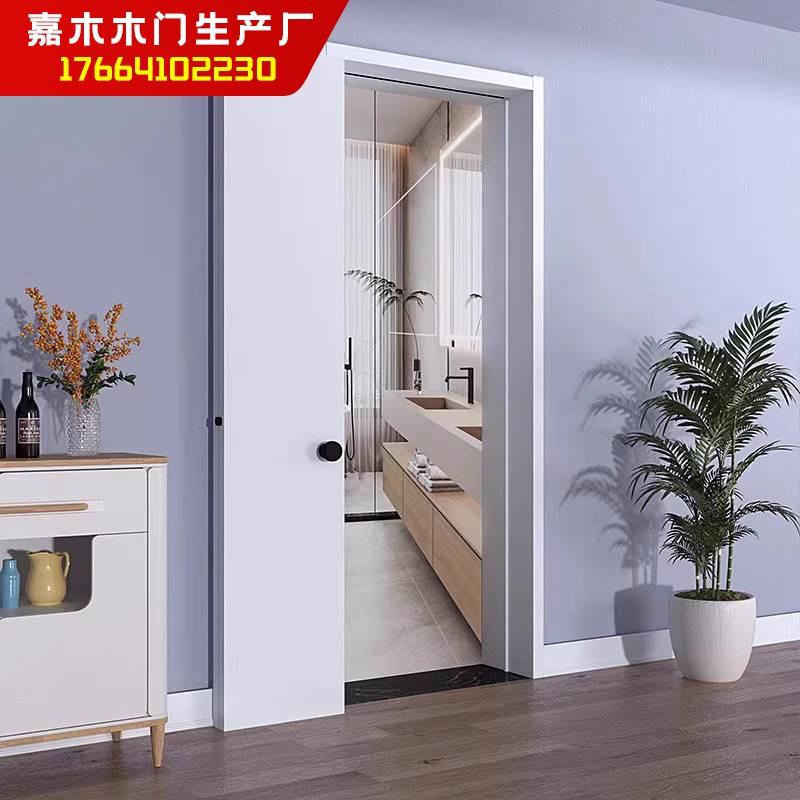 pd门折叠门卫生间厕所无轨道玻璃门平折移门平移推拉门三七折叠门