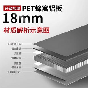 溥博 流延膜无胶全铝蜂窝板定制柜门18板高分子纯色PET衣柜体定做