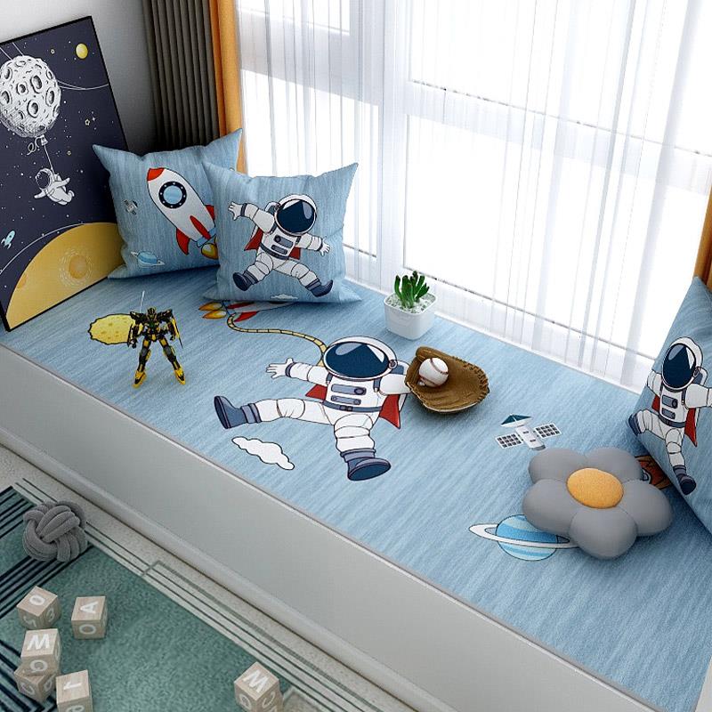 定做2025新款儿童房飘窗垫阳台垫子可裁剪卡通男孩窗台垫四季通用