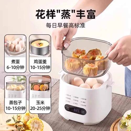 智能煮蛋器家用宿舍小型多功能鸡蛋神器五谷杂粮蒸蛋器预约早餐机