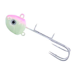 海钓船钓夜光虎鲨三钩天亚100g200g260g铁板太刀鱼钩带鱼钩有倒刺