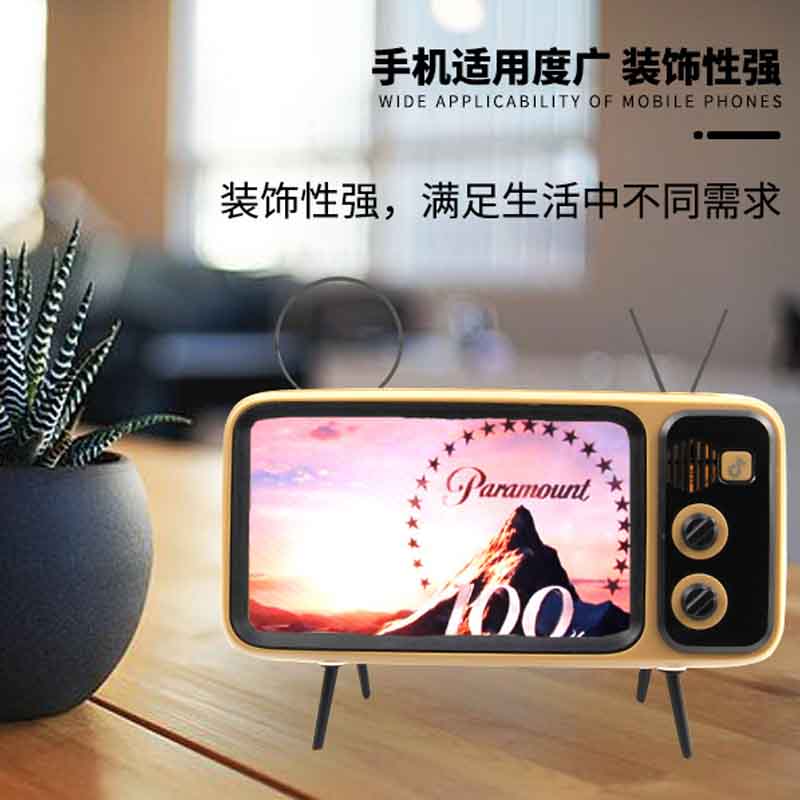 复古电视机音响ins风桌面无线