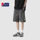 子高街宽松运动五分裤 美式 夏季 潮牌ins裤 休闲短裤 男士