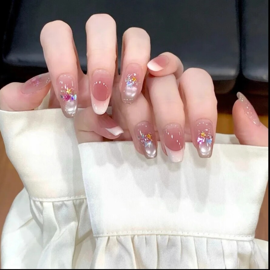 【指尖绮梦】纯手工定制美甲拆卸穿戴甲10片