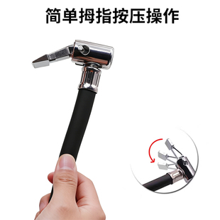 气泵打气嘴气压表充气头轮胎充气转换头胎压表配件铜质夹头加气嘴