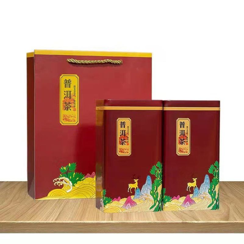 今年新茶 云南普洱 散茶生茶 普洱茶400g 春茶 生普 礼盒装包邮