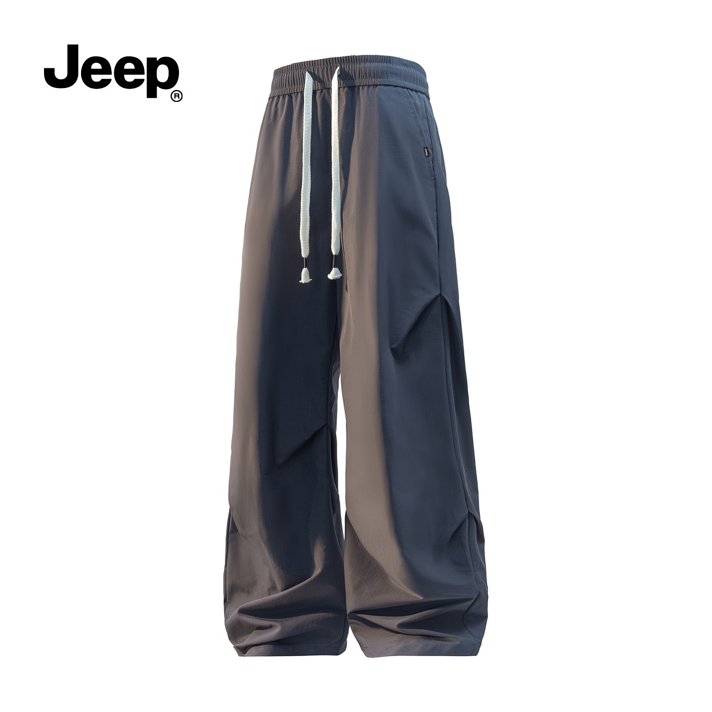 JEEP吉普美式高街工装裤子男春秋季2026新款休闲宽松垂感阔腿长裤,男装,休闲裤,淘宝优惠券,粉丝福利购,淘宝优惠卷