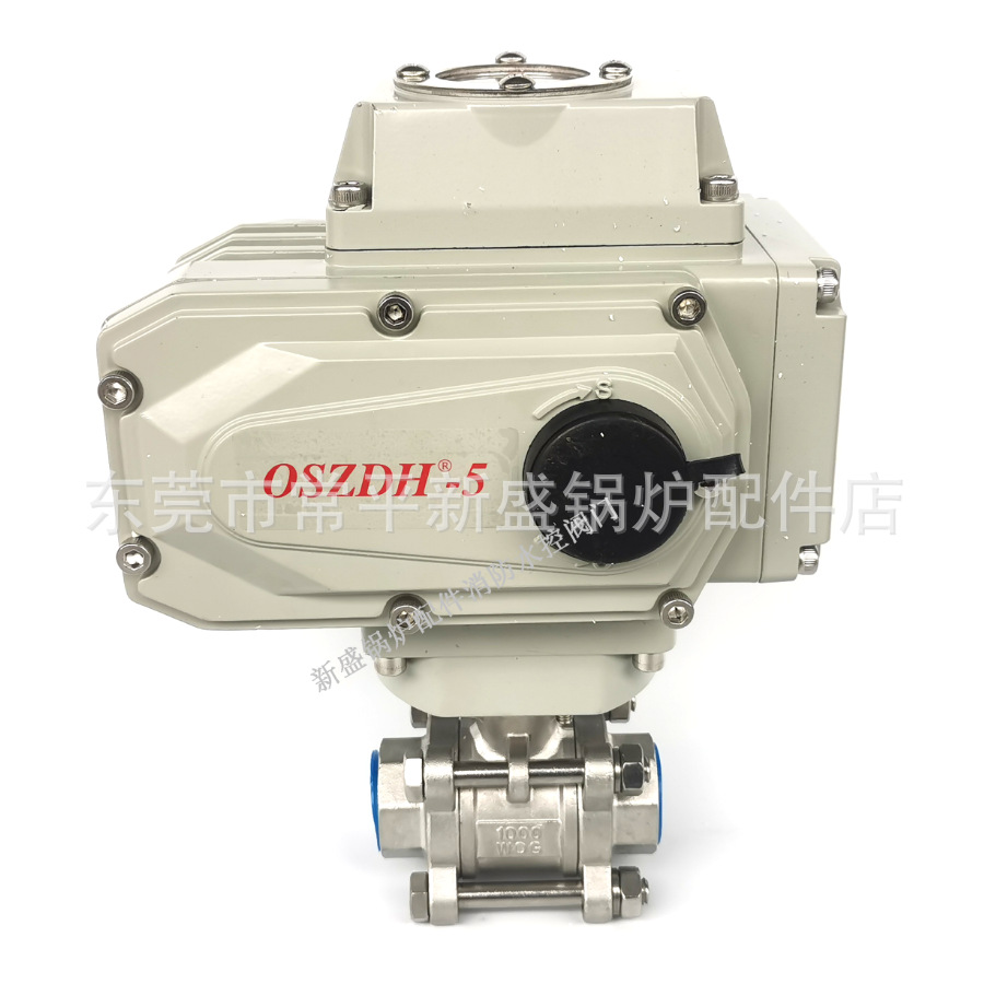 OSZDH牌OSQ911F-16P不锈钢电动丝扣球阀二通式螺纹浮动疏水球球阀