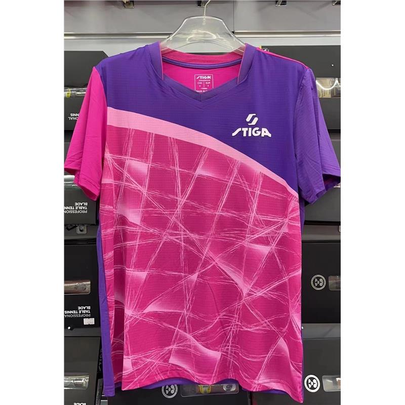 斯蒂卡Stiga24新款乒乓球服短袖吸汗排湿速干男女运动服速干短裤
