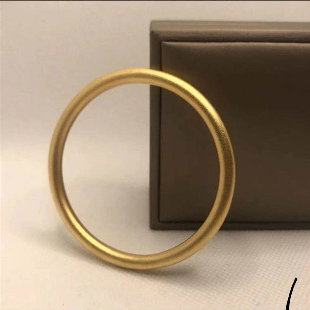 古法传承手镯仿真黄金色假沙金素圈女久不掉色两世欢手链订结婚