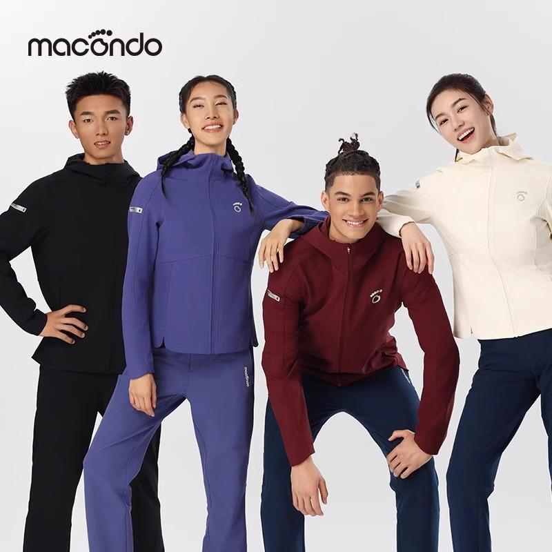 马孔多户外跑步软壳外套抗电防风