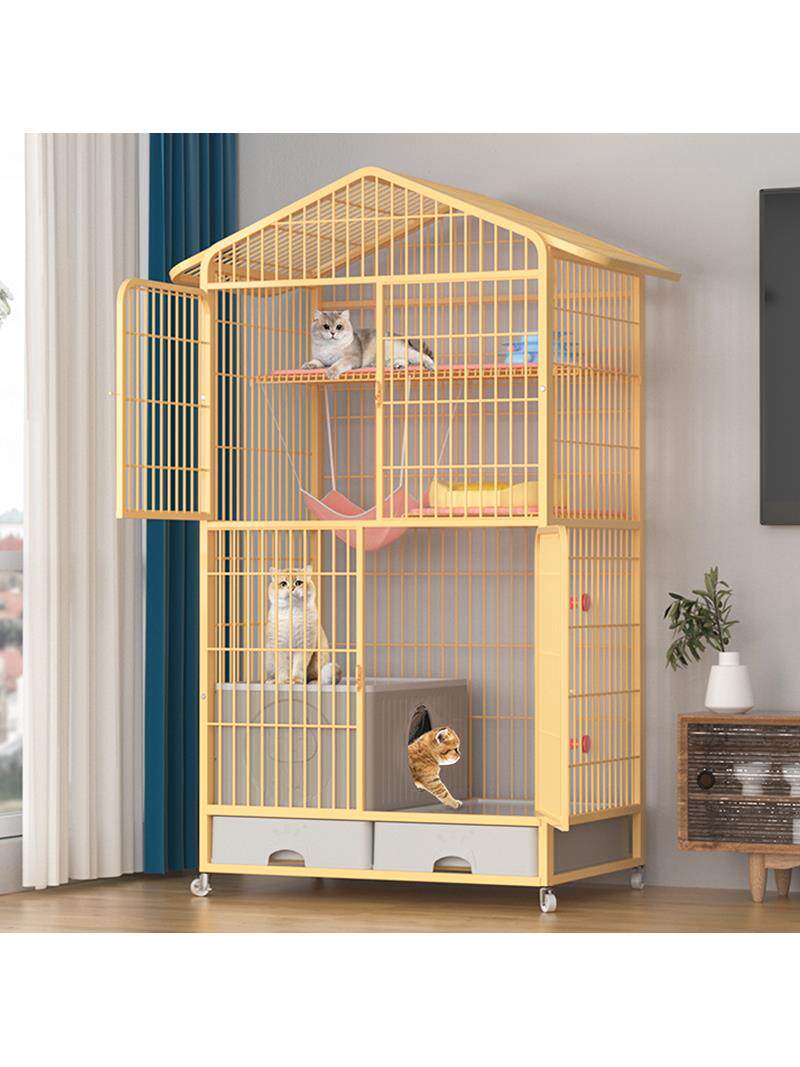 猫笼户室内四层猫笼别墅超大自由空间大型综合大型猫笼带卫生间