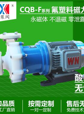 CQB氟塑料合金磁力泵 丙酰氯装车泵 甲酸入料泵 凯旋泵阀