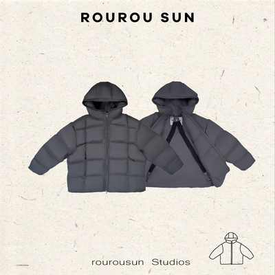 50200冬款女装韩版宽松休闲连帽简约棉衣外套