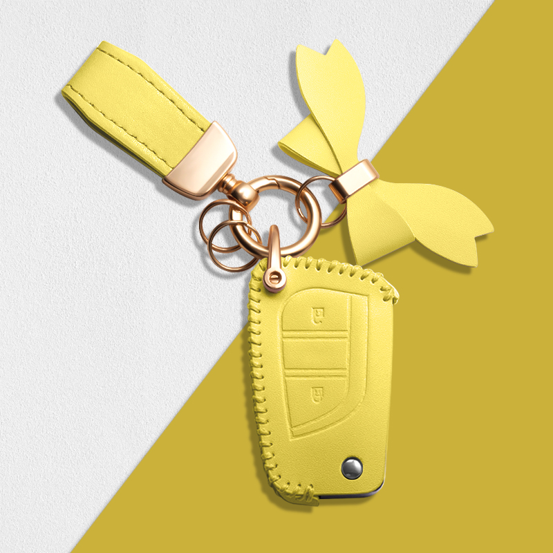 丰田荣放锋兰达车钥匙套卡罗拉锐放专用威兰达折叠奕泽汉兰达2键