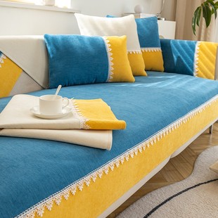 2024新款 雪尼尔沙发垫四季 通用防滑座垫沙发套罩坐垫子盖布巾夏季