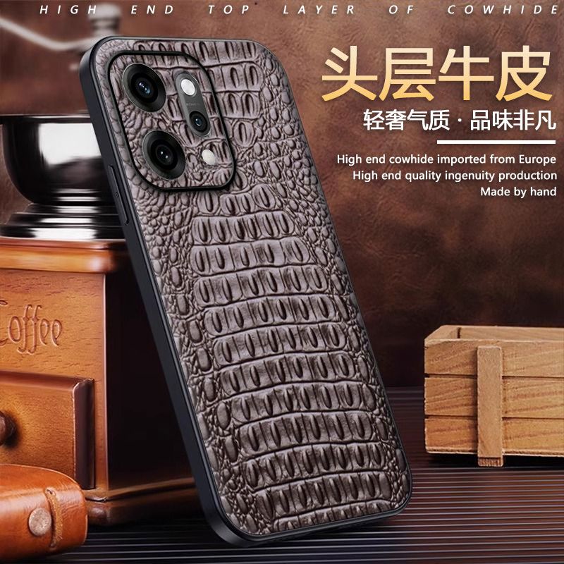 OPPO PKZ110手机壳CPH2743保护套OPP0PP0PPO真皮套OPPOPKZ11O全包镜头精孔Reno14pro高端商务reno14f后外壳OP