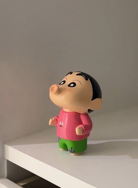 【新家的一百个快递】嘟嘴小新噘嘴桌面摆件客厅玄关家居装饰品