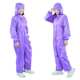 无尘服连体服紫色橙色防静电连帽洁净服全身防尘电子厂车间工作服