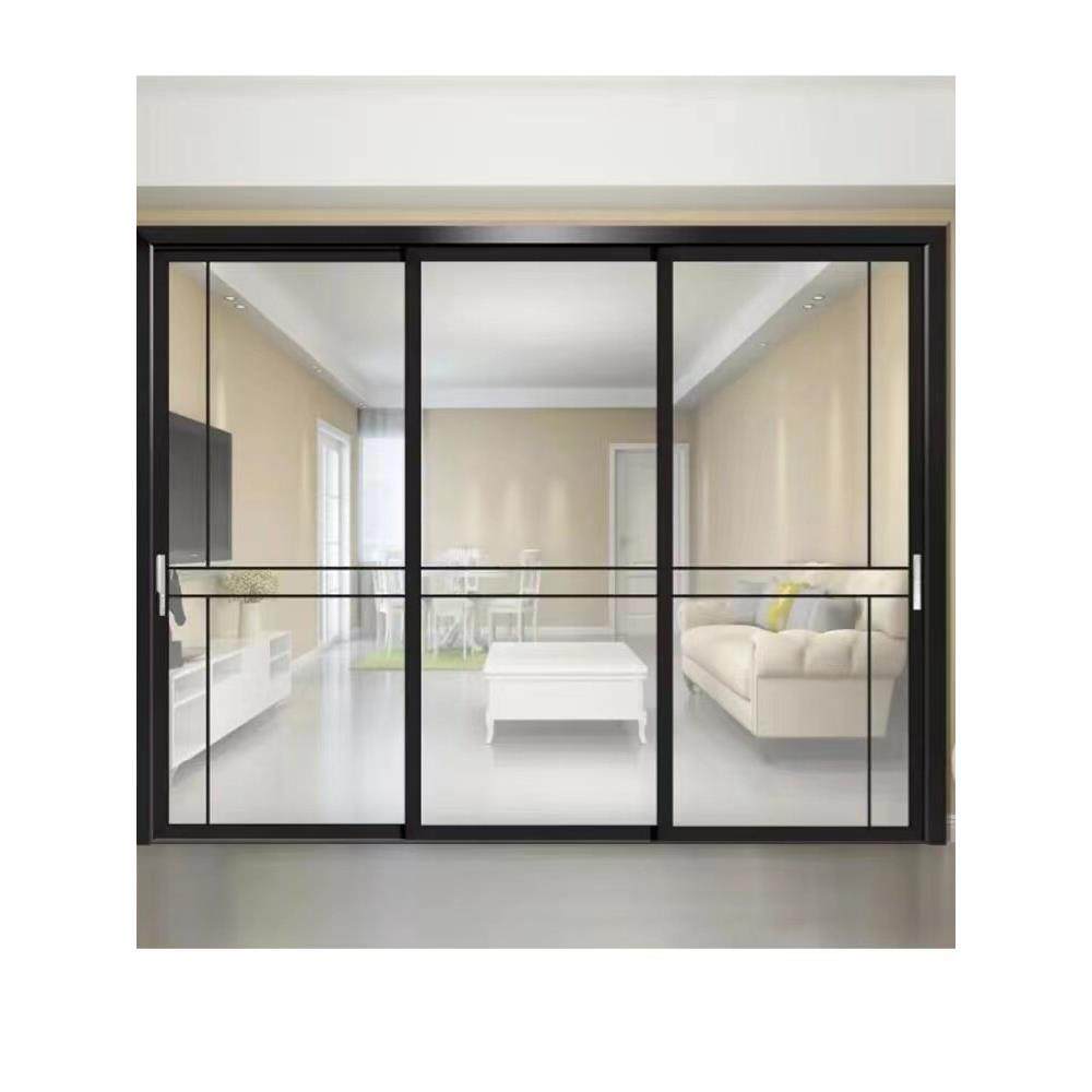 厨房阳台推拉门客厅卫生间移门双层钢化玻璃中空门钛镁铝合金