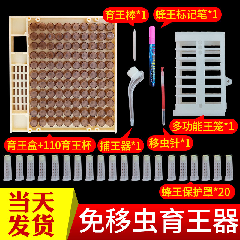免移虫育王器移虫育王针育王全套中蜂王台保护罩养蜂工具全套育王