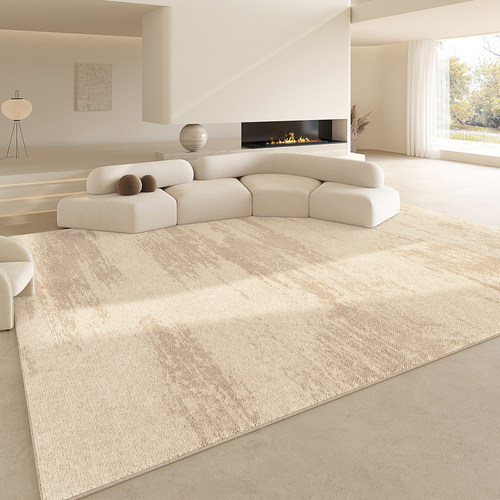 地毯客厅奶油风免洗可擦卧室房间主卧床边毯仿羊绒地垫毛绒厚天津