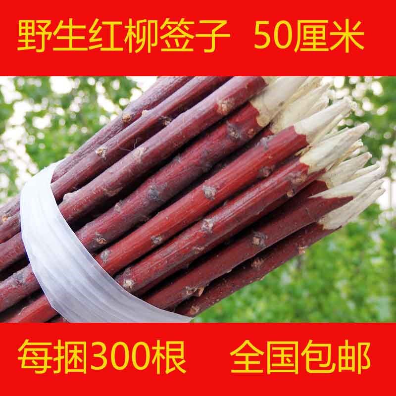 正宗野生红柳枝50cm300根新疆羊肉串签子烧烤签子红柳木烤肉签子