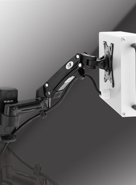 威纶192X138开孔人机界面安装盒支架F150触摸屏控制箱气压悬臂