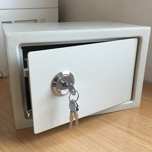 保险箱钥匙开启家用办公防盗小型25全钢入墙入衣柜老人保险柜夹万