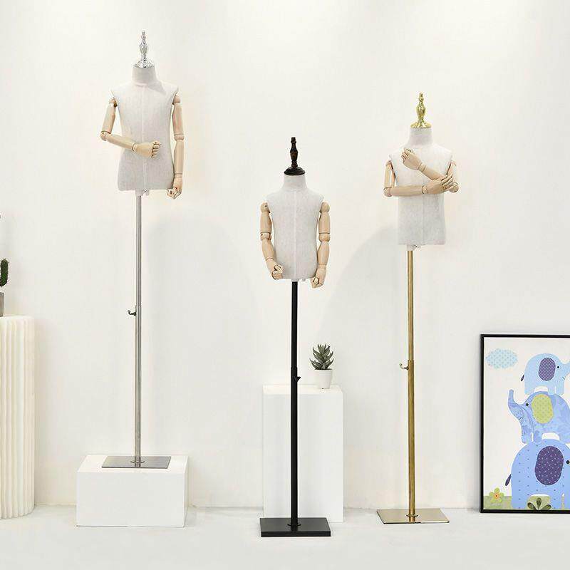 韩版童装店橱窗儿童模特道具半身身服装展示架小孩模特架子人台热