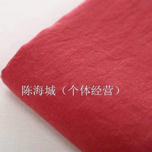 8亚麻面料压皱水洗工艺布OHL料236复古纯亚麻服纯装面料