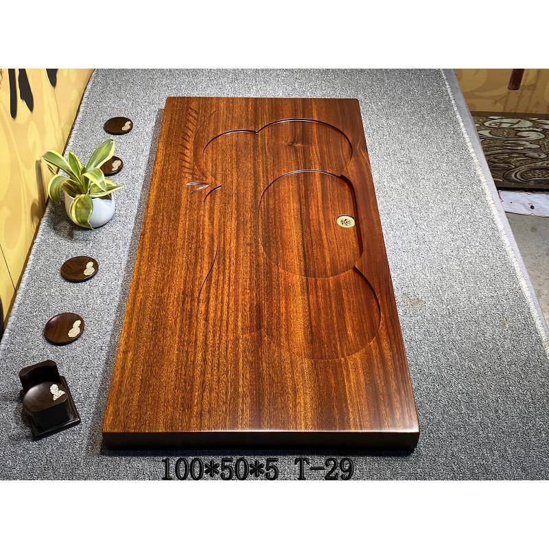 S588整块奥花盘梨巴花茶坎146实木海原木茶具办公室茶茶台简约家