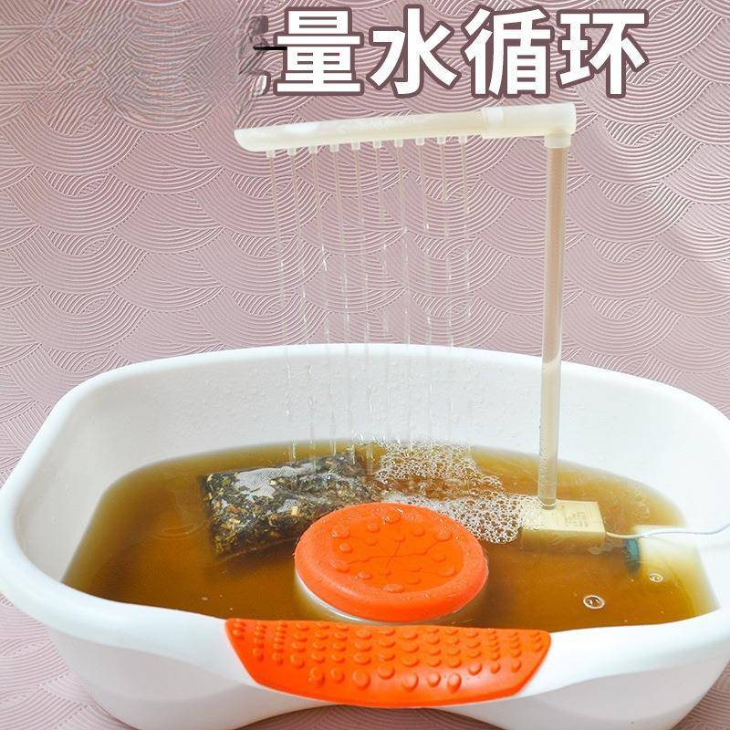 泡头盆水循环加热头疗平躺洗头神器侧柏叶泡发家用洗头盆水疗
