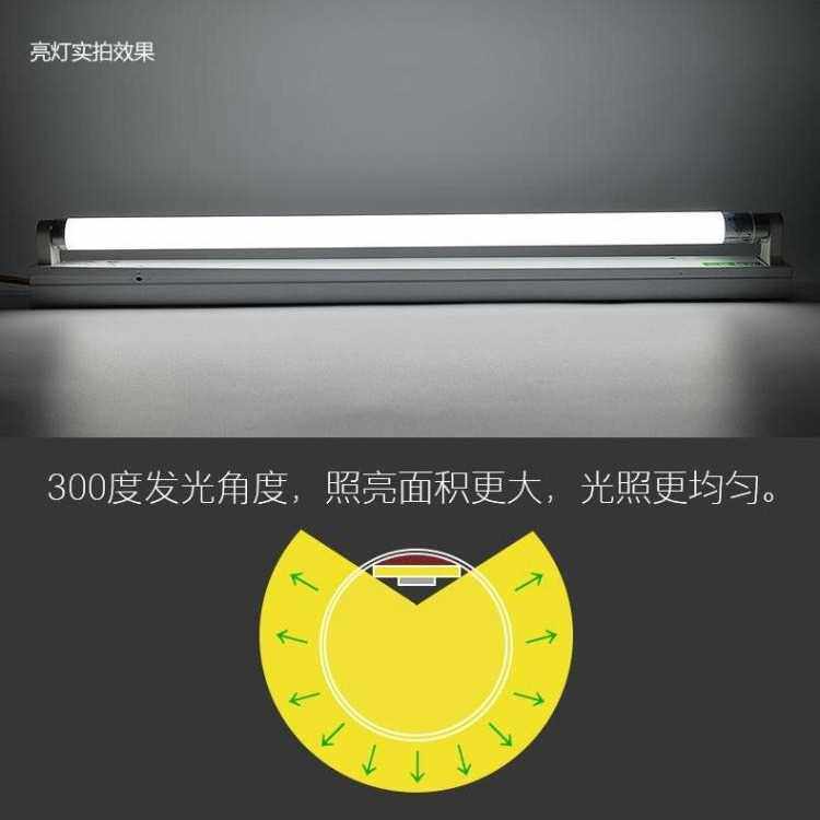 三雄极光真亮系列灯管led直管T8管玻璃灯管超市灯停车场超亮9W18W