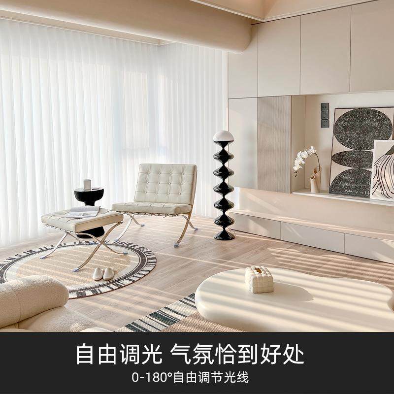 电动690梦帘办公垂直台竖百室叶窗帘幻手动客厅阳梦幻哈纳斯帘