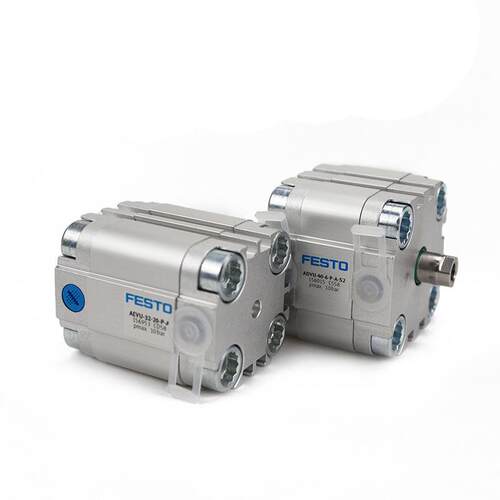 费斯托紧凑型气缸小型气动ADVU-20-25-P-A双作用活塞杆气缸