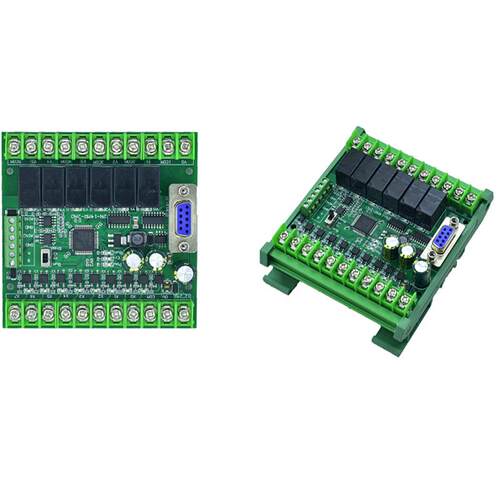PLC工控板FX2N-10/14/2/24/30/MR/MT小简易带RS805可编4程控制器
